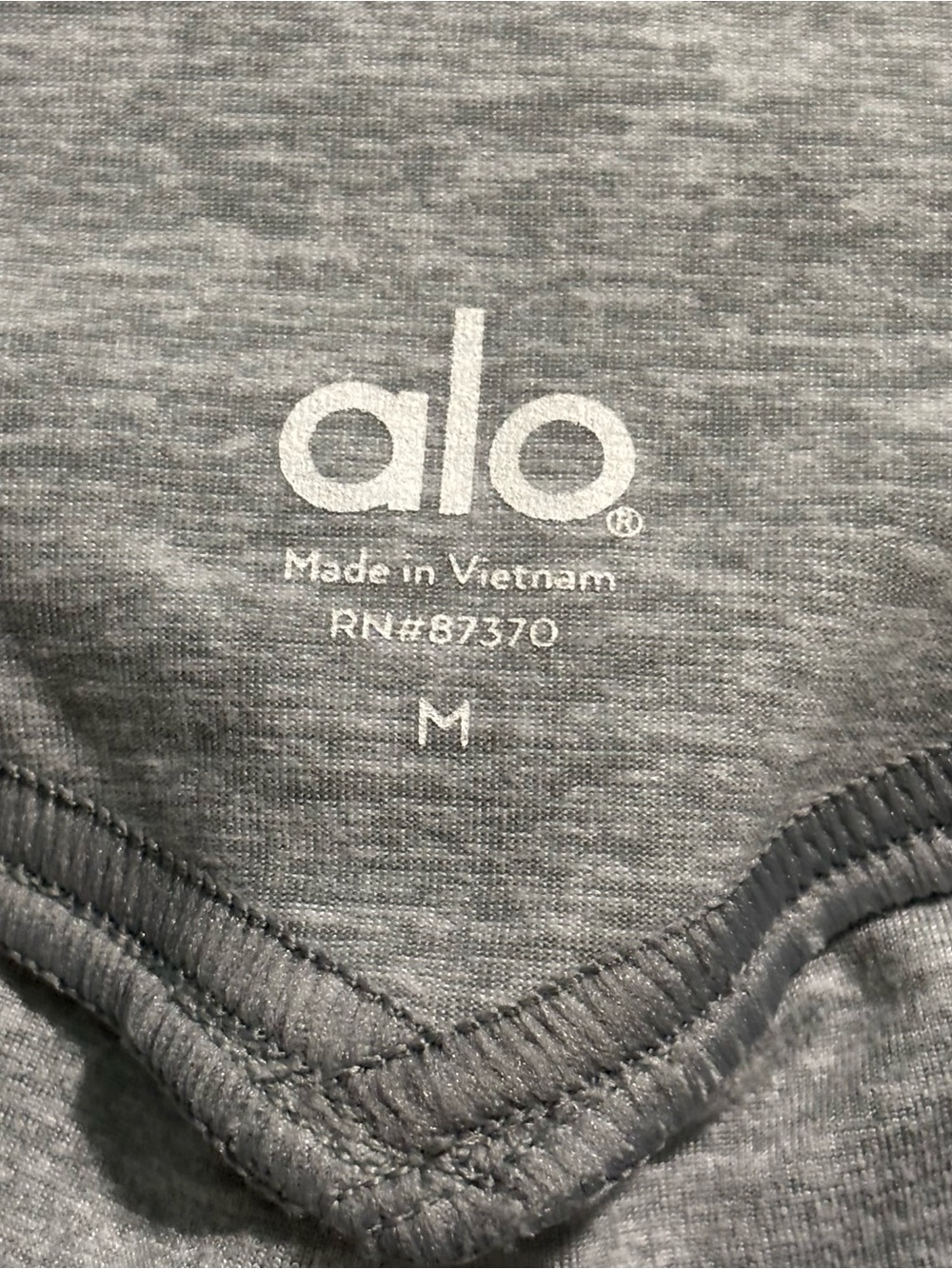Alo Yoga Alosoft Aura Short Zinc Heather High Waist Yoga Shorts Women M - Picture 4 of 7
